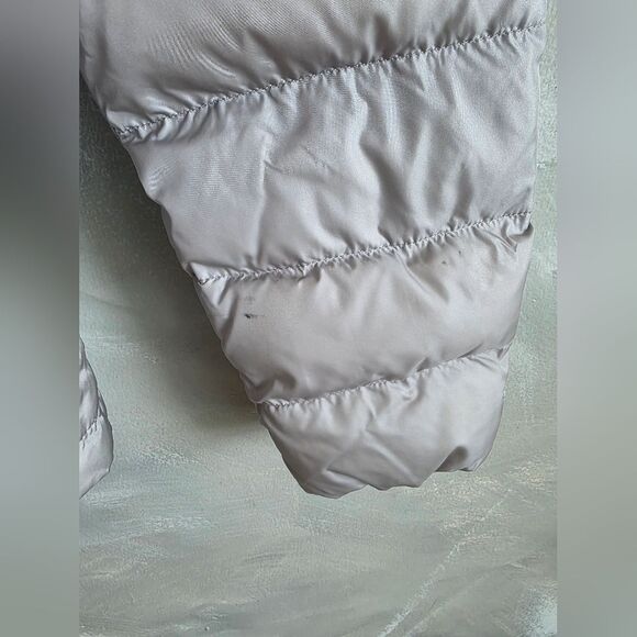 The North Face Women's Aconcagua 3 Jacket Grey Meld Sz L Stiff Zipper Down Puff - Picture 3 of 10